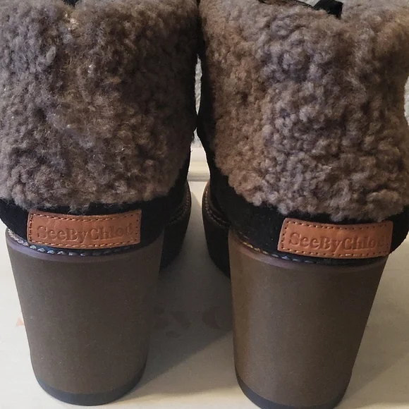 SeeByChloé, 36½, black bootie - Picture 4 of 6